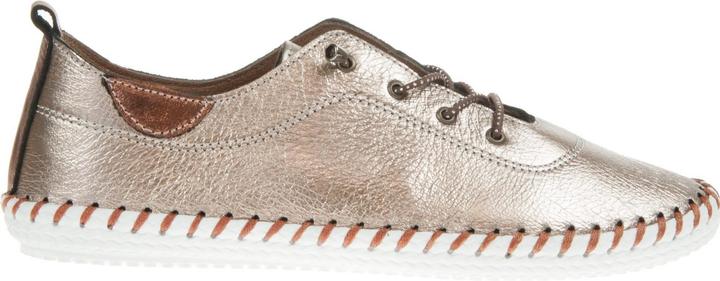 Produktbild Lunar Leinenschuhe St Ives Metallic Leder (41)