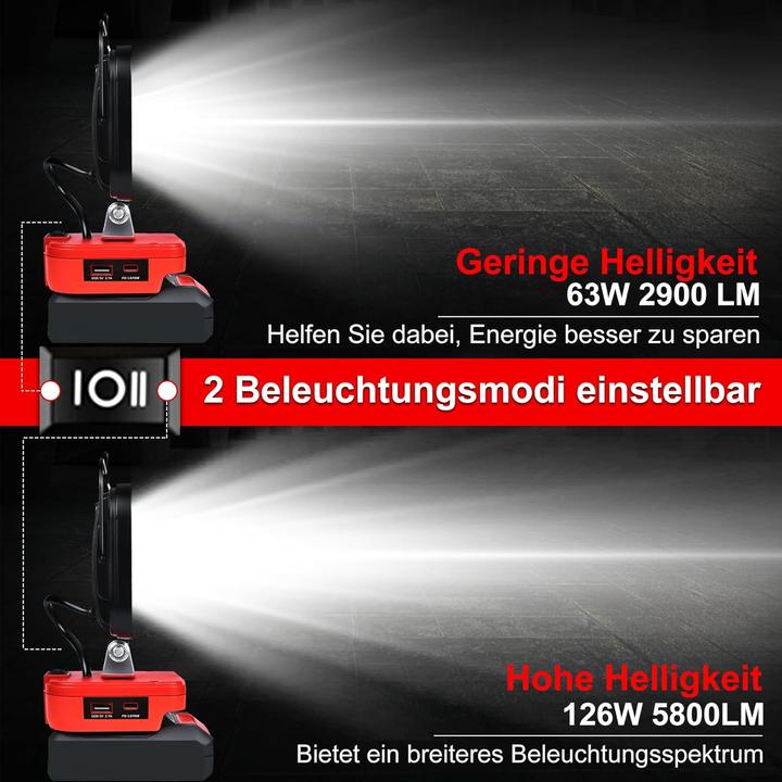 Produktbild Gzyz LED-Akku-Lampe (5800 lm)