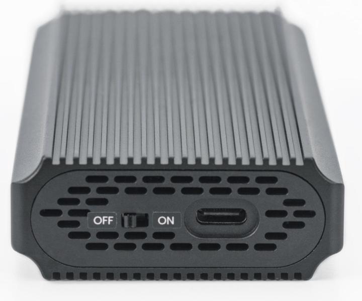 Immagine prodotto Digitus Alloggiamento per disco rigido USB M.2, SDD, esterno, NVMe, 40Gbps, USB 4.0, alluminio, senza attrez (M.2 2280, M.2 2230, M.2 2260, M.2 2242)