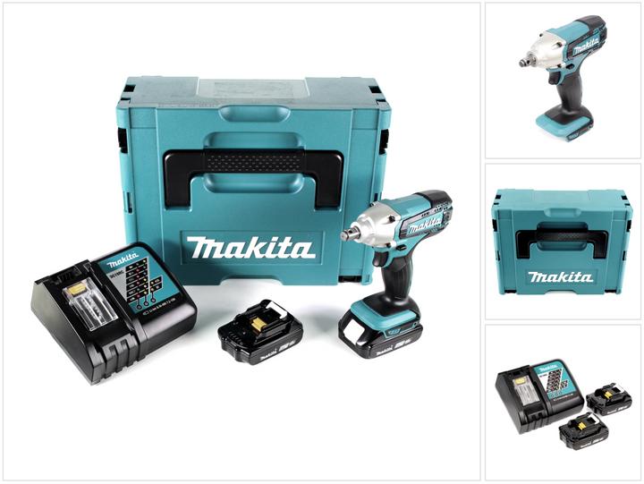Image du produit Makita DTW 190 RYJ 18V Li-Ion Boulonneuse à chocs sans fil avec boîtier Makpac + 2x Batteries BL 182 (Fonctionnement sur batterie)