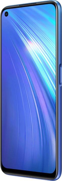 Actual product image realme 6 (4GB) (64 GB, Comet Blue, 6.50", Dual SIM + SD, 64 Mpx, 4G)