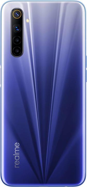 Actual product image realme 6 (4GB) (64 GB, Comet Blue, 6.50", Dual SIM + SD, 64 Mpx, 4G)