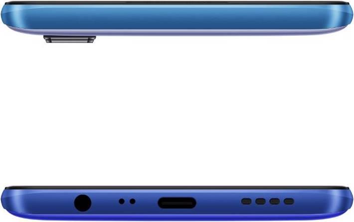 Actual product image realme 6 (4GB) (64 GB, Comet Blue, 6.50", Dual SIM + SD, 64 Mpx, 4G)