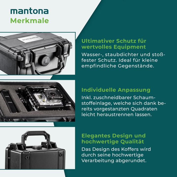 Produktbild mantona Outdoor Schutz-Koffer S (Fotokoffer, 1 l)