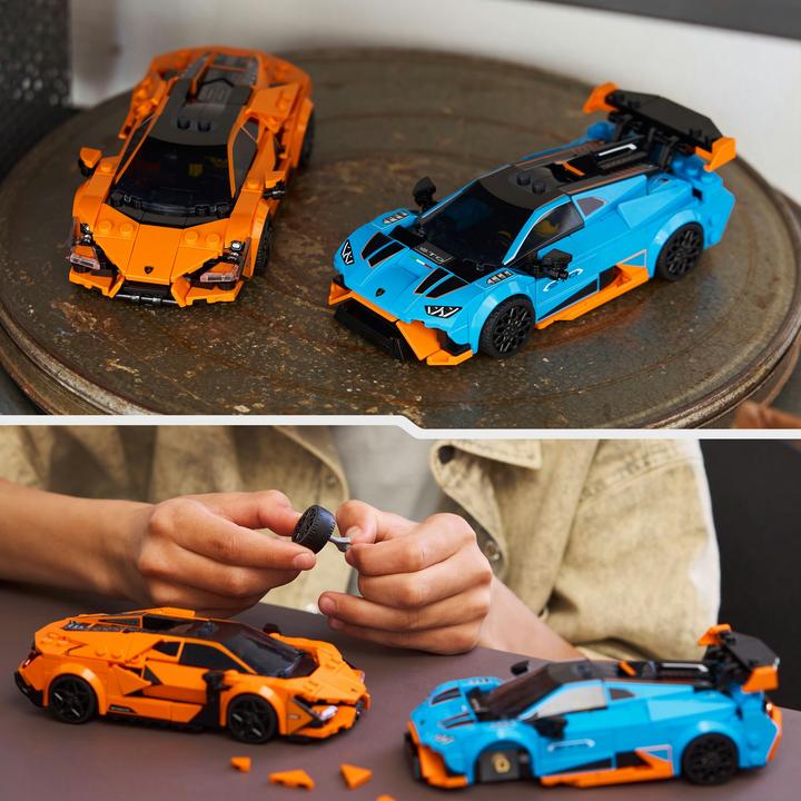 Produktbild LEGO Lamborghini Revuelto und Huracán STO (77238, LEGO Speed Champions)