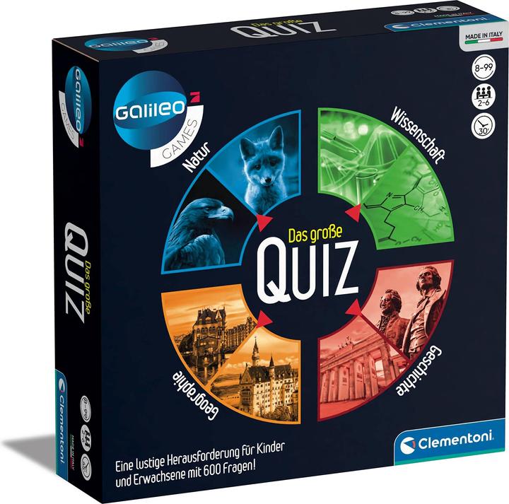 Produktbild Clementoni Galileo - Das gro?e Quiz (Deutsch)