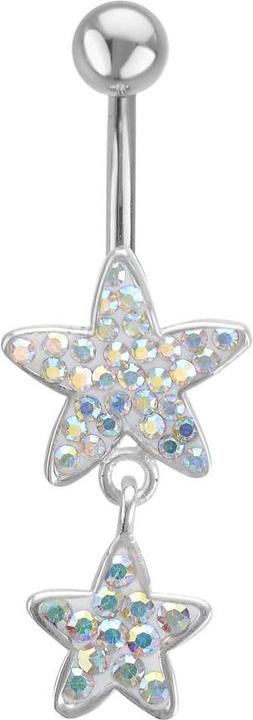 Bijouteria Bauchpiercing (Chirurgenstahl 316L, Kristall)