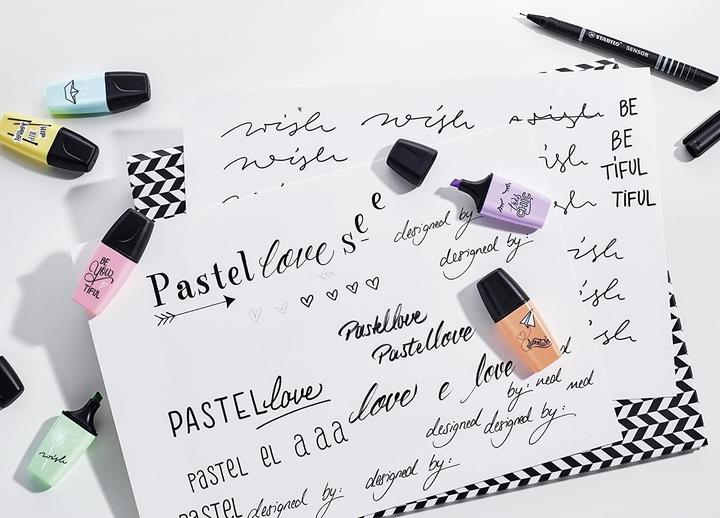 Produktbild STABILO BOSS MINI Pastellove Textmarker (Mehrfarbig, 5 mm, 6 x)