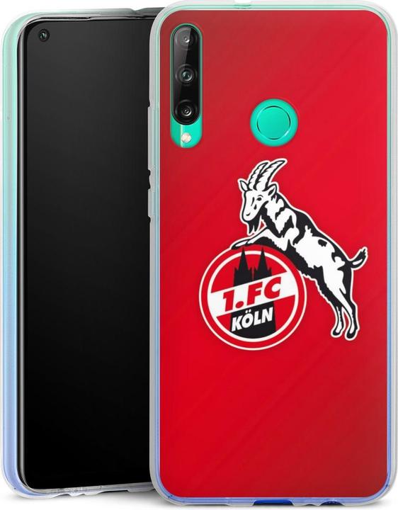 Produktbild DeinDesign Silikon Hülle für Huawei P40 Lite E Handyhülle Case Smartphone Schutzhülle 1. FC Köln EffZeh (Huawei P40 Lite E)