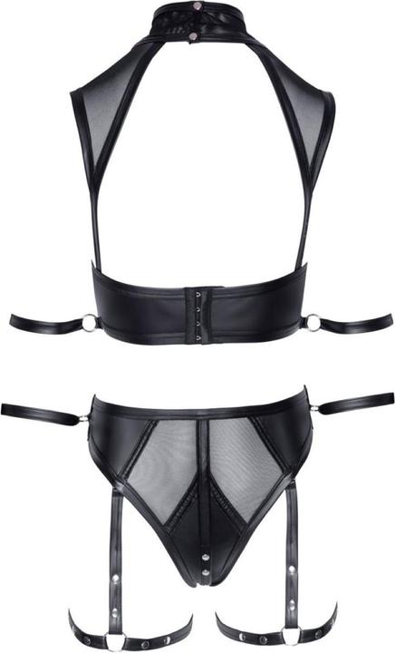 Actual product image Cottelli Collection Top und Slip schwarz L (L)