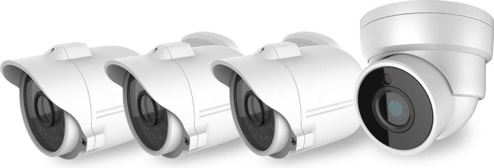 Produktbild Digitus Full HD Hybrid AHD und NVR Kit (1920 x 1080 Pixels)