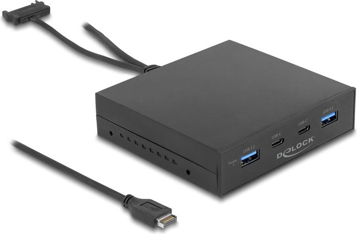 Immagine prodotto Delock 3.5? Pannello frontale USB 3.2 Gen 2 2 x USB Type-C™ + 2 x USB Type-A