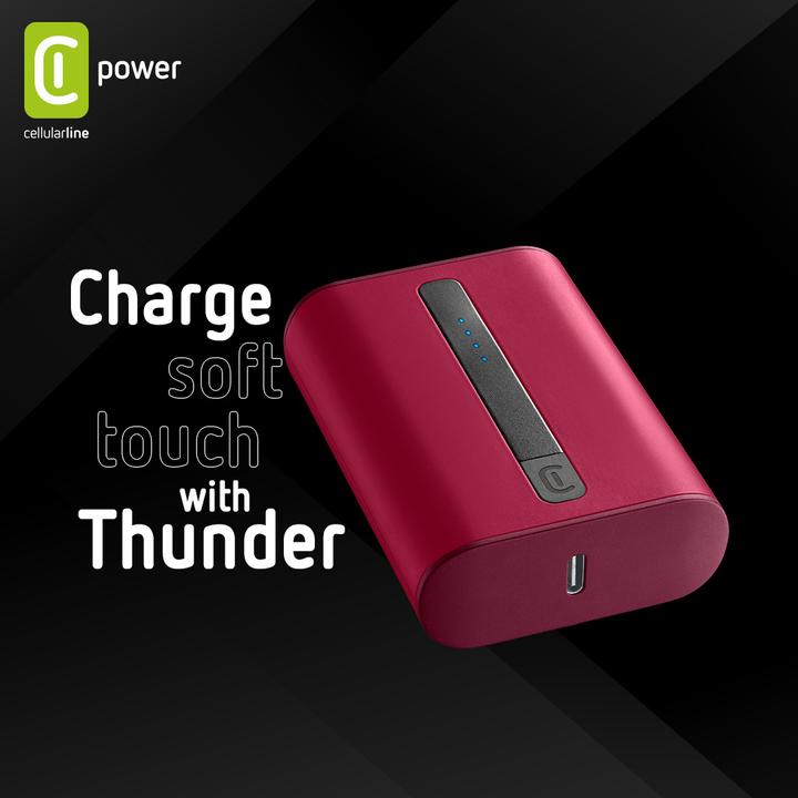 Actual product image Cellularline Thunder (10000 mAh, 18 W, 37 Wh)