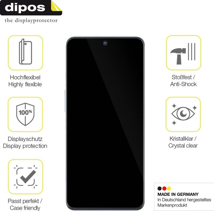 Actual product image Dipos Screen Protector Full-Cover 3D (2 Piece, ZTE Axon 40 Pro)
