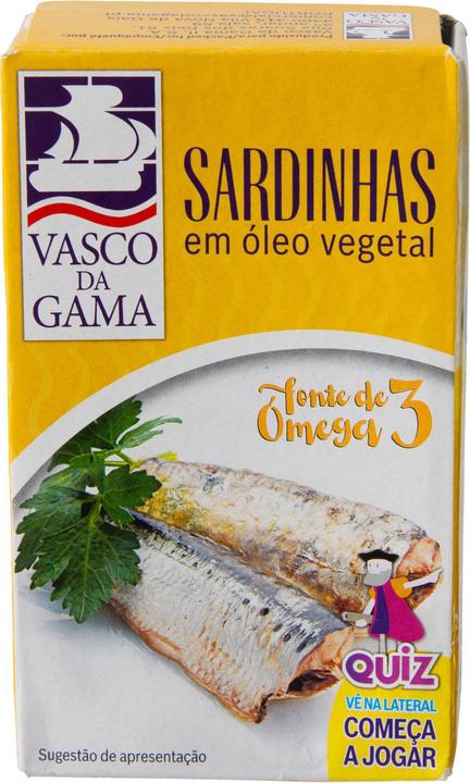 Produktbild Vasco da Gama Sardinen in Pflanzenöl (120 g)