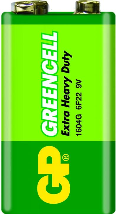 Produktbild GP Batteries ELEM.POWER GP 6F22 BP1 GREENCELL (9679) (1 Stk., 9V Block)