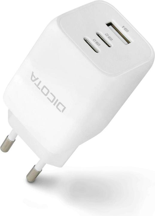 Immagine prodotto Dicota Caricatore da parete GaN compatto a 3 porte (65W) UE bianco (65 W)