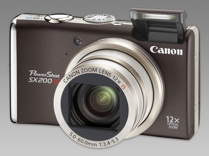 Canon PowerShot SX200 IS, 12 Megapixel, 12x Zoom, schwarz