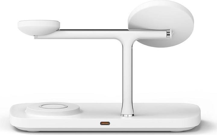 Productafbeelding Ringke 3in1 QI2 MagSafe Wireless Charger - White (15 W)