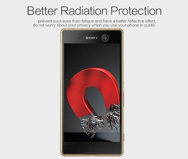 Actual product image Nillkin Matte Series (1 Piece, Sony Xperia M5, Sony Xperia M5 Dual)