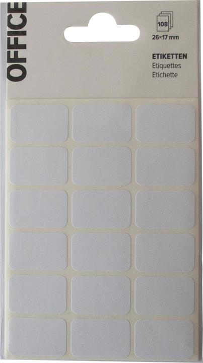 Image du produit Office Etiquettes blanches 26x17mm