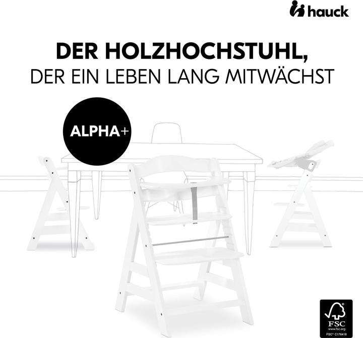 Image du produit Hauck alpha+ (Chaise haute)