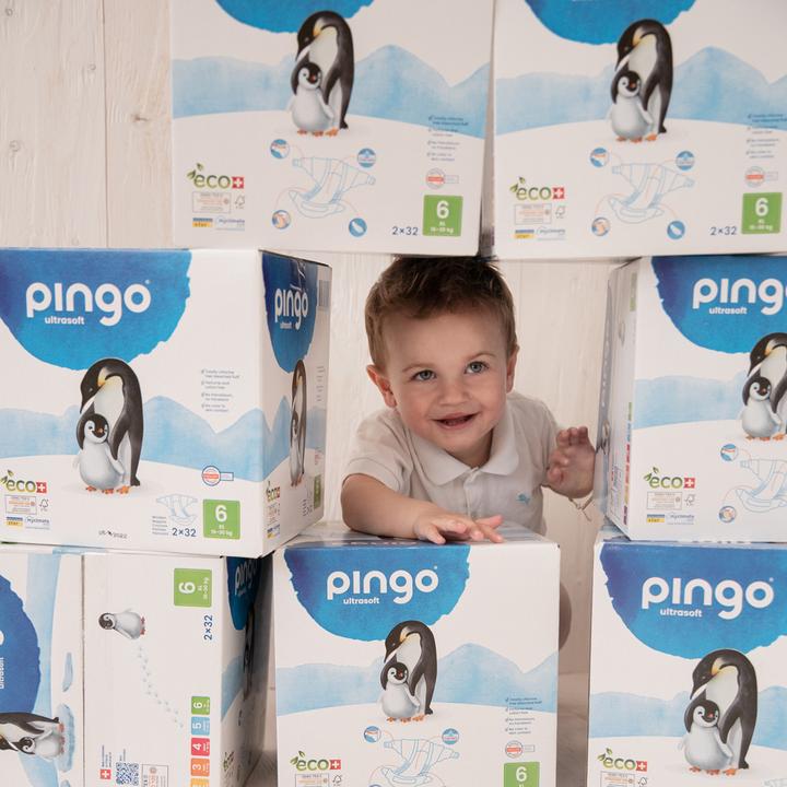 Image du produit Pingo Couches écologiques (Taille 5, Pack mensuel, 216 pièce(s))