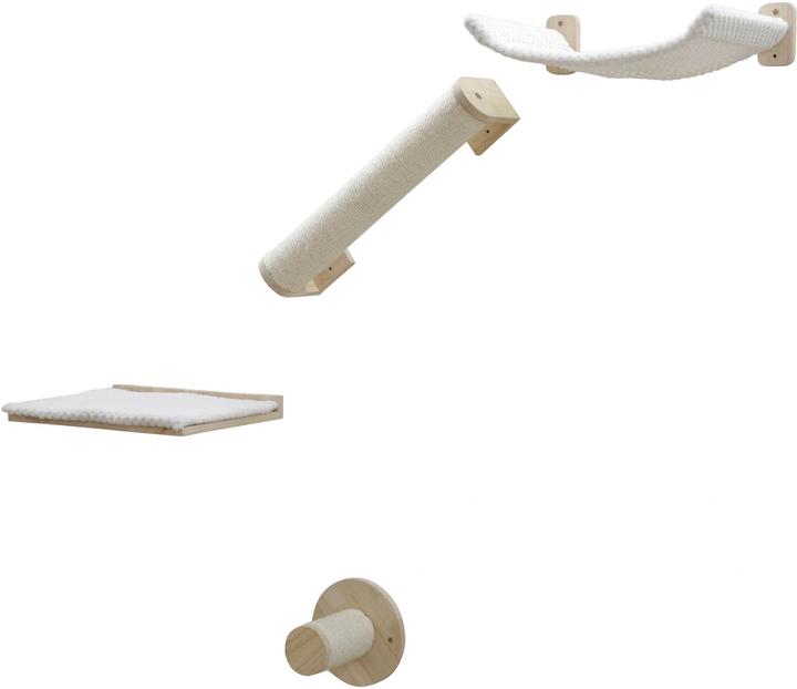 Actual product image Kerbl Climbing wall Alps (50 cm, White, Nature)