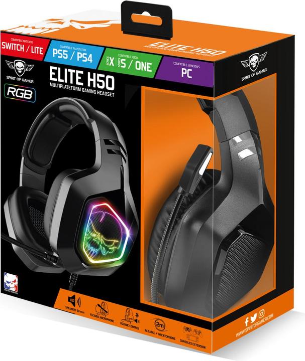 Image du produit Spirit Of Gamer Elite H50 (Filaire)