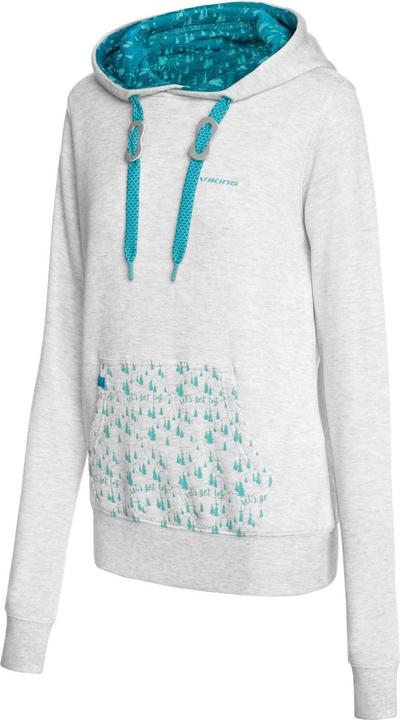 Image du produit Vikingsports Viking Europe Bamboo Laxa sweat capuche femme gris (L)