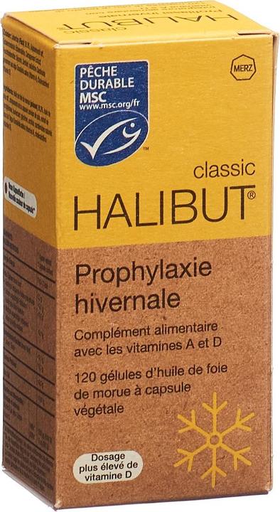 Halibut CLASSIC min A und D 120 Kapseln (120 Stück, Kapseln, 53 g)