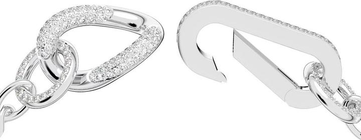 Actual product image Swarovski Dextera Bracelet Pavé Silver XL (21.50 cm, Swarovski Metal)