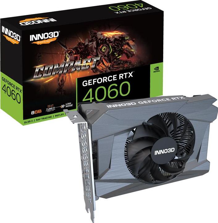 Actual product image Inno3D GeForce RTX 4060 Compact (8 GB)