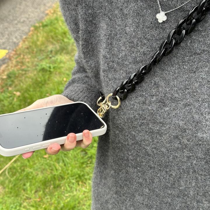 Produktbild PhoneLook Universal Umhängekette Befestigung für Hülle/Case Telefon bunte Kette (Mittellang)