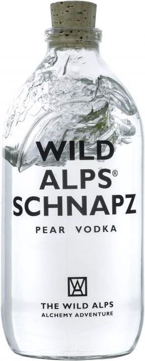 The Wild Alps SCHNAPZ Pear Vodka in Cotton Sachet 50 cl / 40 % Switzerland (1 x 50 cl)