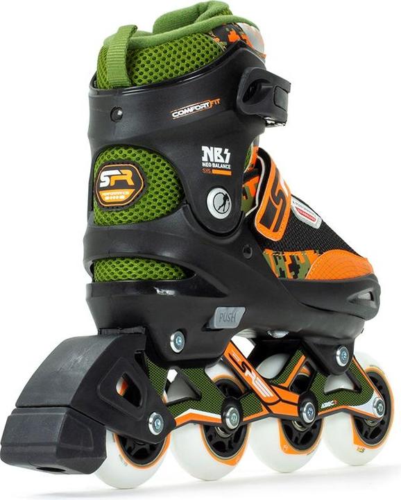 Actual product image Sfr Inline Skates Pixel Adjustable Children'S Green/Orange 2023 (37, 40.5)