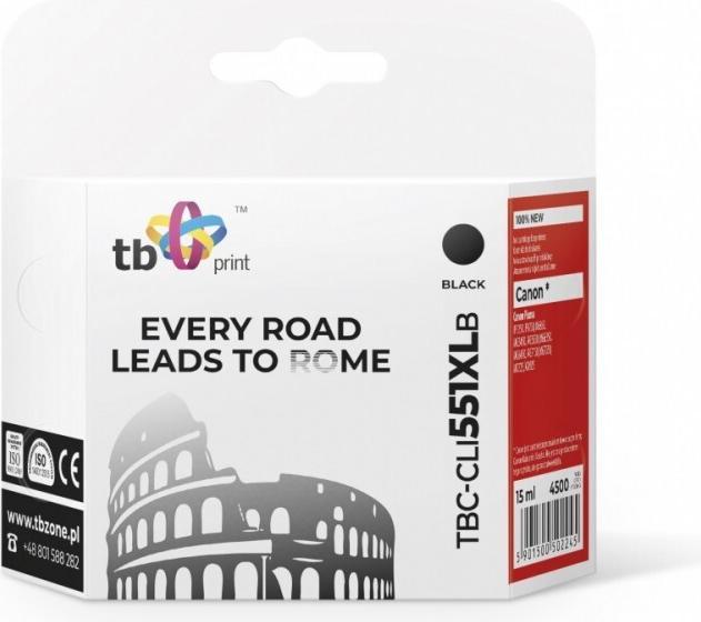 Produktbild Ink. cartridge TB comp. with Canon CLI-551XL,6443B001 BK