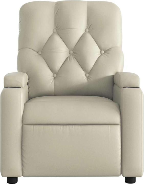 Immagine prodotto VidaXL Sedia da massaggio in similpelle crema, colore: crema, materiale