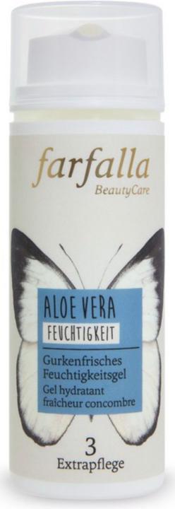 Farfalla ALOE VERA Gurkenfrisches Feuchtigkeitsgel (Körpermilch, 50 ml)