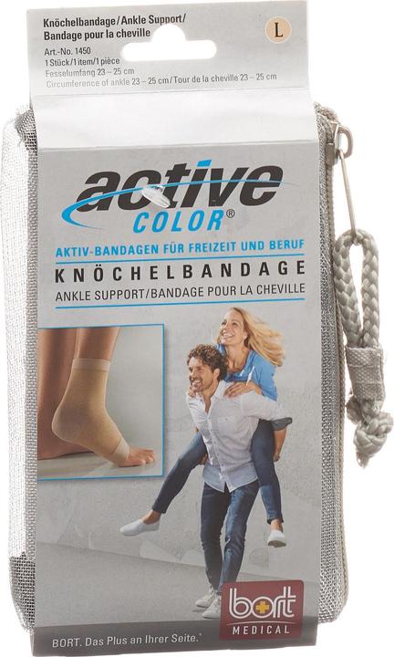 Bort Medical ActivColor Knöchelbandae hautfarbi M (M)