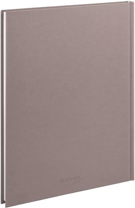 Actual product image Rössler Notebook A4 96 sheets taupe (A4, Plain)