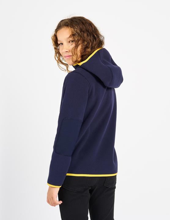 Immagine prodotto Tribord Giacca in pile da vela per bambini calda e reversibile 500 blu navy/giallo (164)
