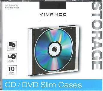 Produktbild Vivanco CD/DVD Slim Case