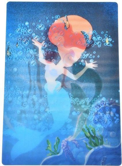 Actual product image Disney Ariel & Sebastian Postkarte Lenticular