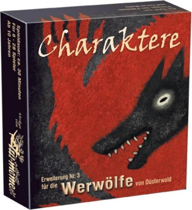 Actual product image Asmodée LUID0006 - Characters - Werwölfe von Düsterwald, 8-28 players, ages 10+ (DE extension) (German)