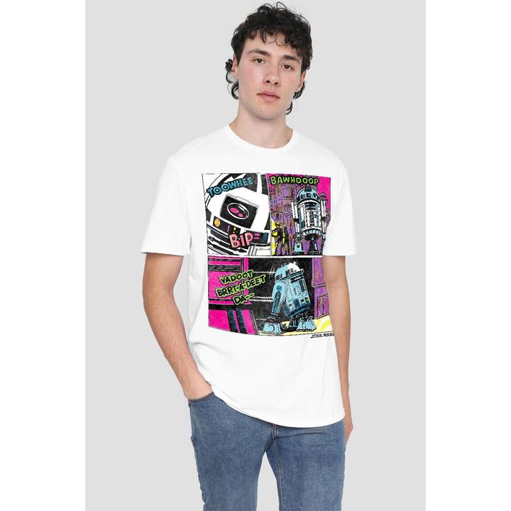 Immagine prodotto Star Wars To The Rescue Maglietta R2-D2 Uomo (S)