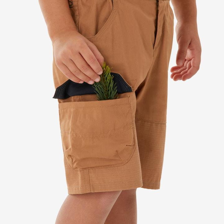 Actual product image Quechua Wandershorts MH500 Kinder Gr. 92–122 Bergwandern braun