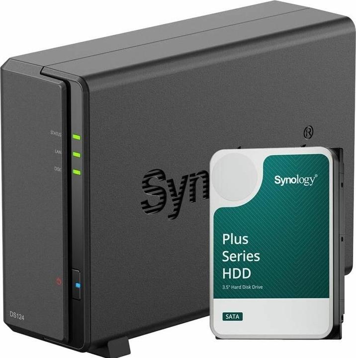 Synology DS124 (1 x 4 TB, Synology HAT 33xx)