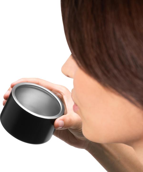 Produktbild WMF Thermosflasche 1,0l Motion Tee Kaffee Thermosflasche Edelstahl schwarz (1 l)