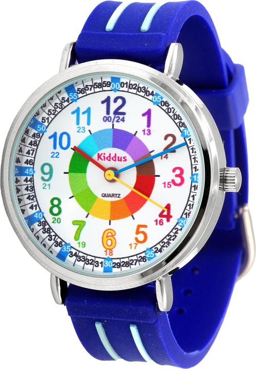 Produktbild Kiddus Time Teacher Blue (Analoguhr, 33 mm)